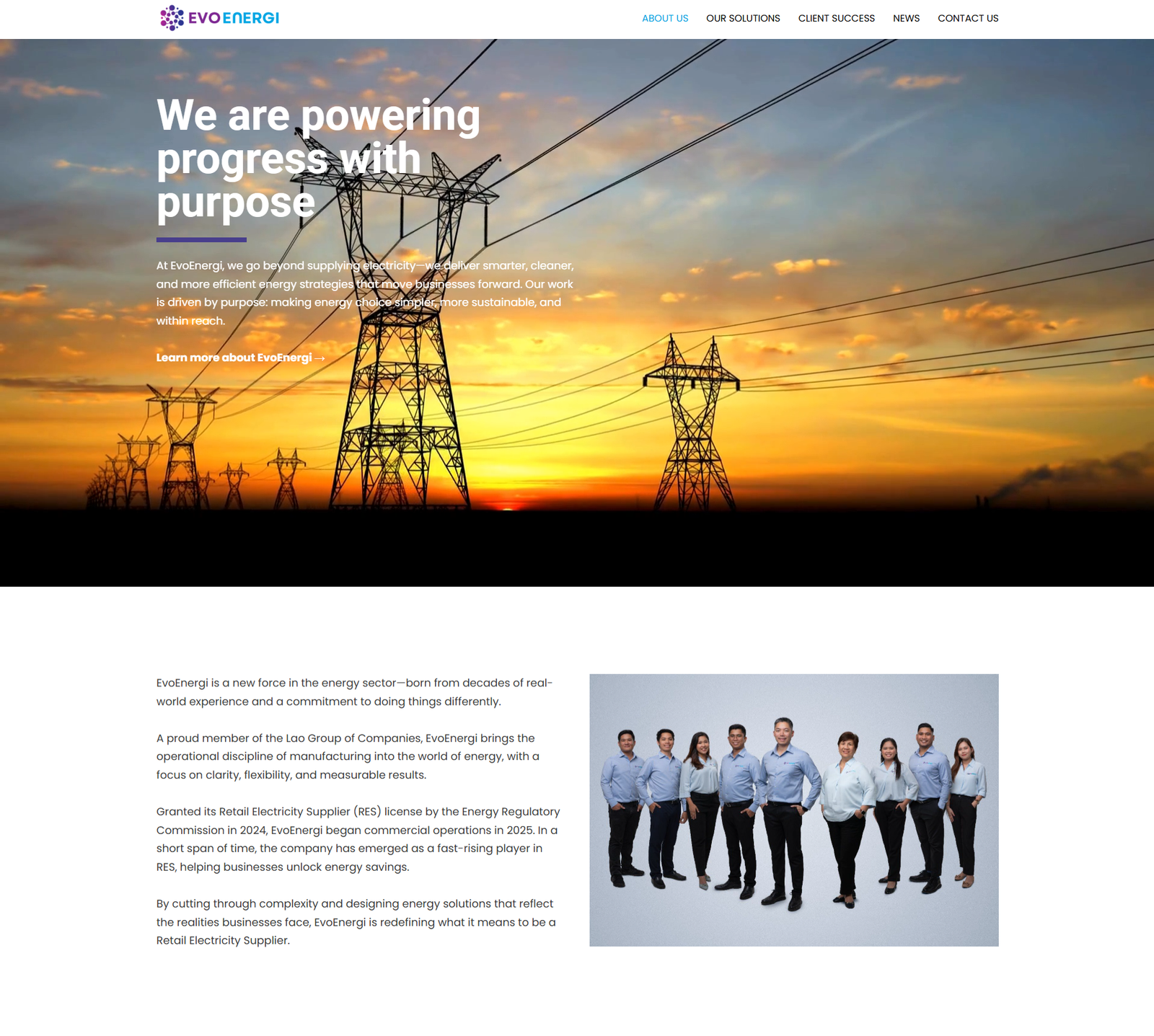 EvoEnergi Inc Website